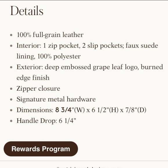 Patricia Nash Cassini wristlet, tooled turquoise - Picture 12 of 12